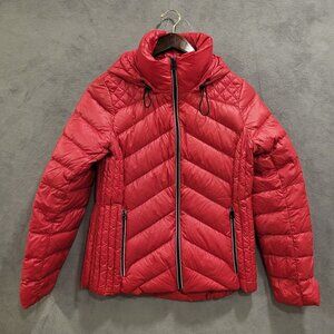 Lucky Brand Down Quilted Puffer Jacket Women's Size Medium‎ Packable Hiking